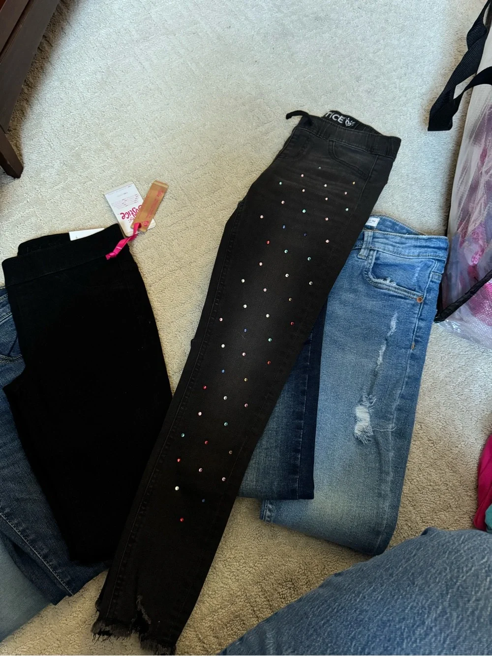 Assorted Girls' Jeans Pack - (Brands: Justice, Levi’s, Zara, Joe’s)